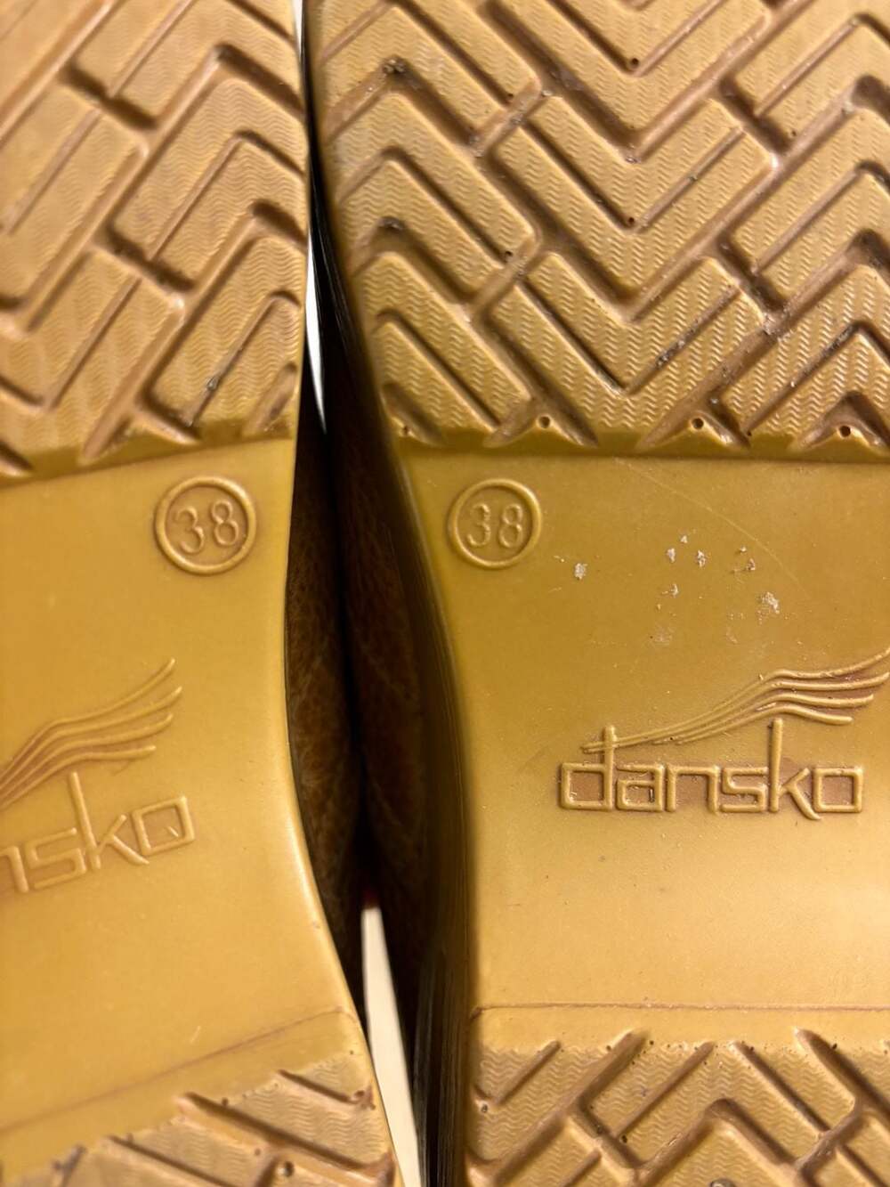 Dansko Professional Clogs in Honey Distressed Leather - Picture 10 of 10